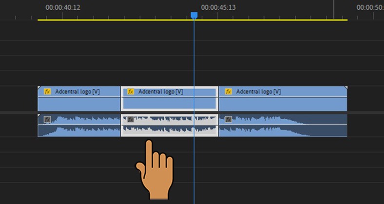 Video cần điều chỉnh kích thước sẽ sáng lên như ảnh