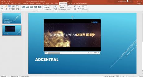 add video vào powerpoint