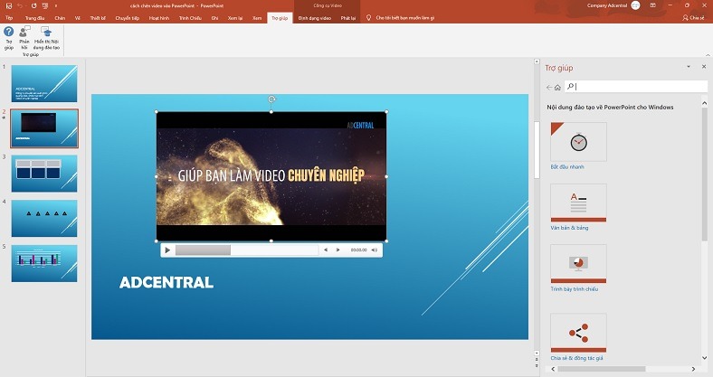 Cách làm video bài giảng từ powerpoint