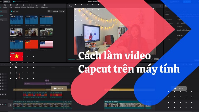 cách làm video capcut trên máy tính